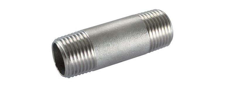 Stainless steel Pipe Fitting Nipple manufacturers exporters in Mumbai India