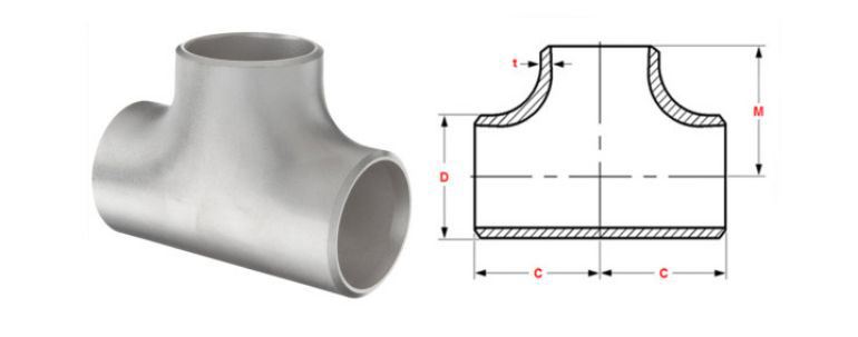 Stainless Steel Pipe Fitting 304 Tee manufacturers exporters in Mexico